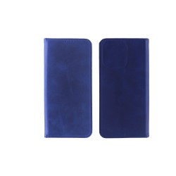 Leather Flip Cover with Internal Pocket for Xiaomi Redmi 12 4G Blue Leather Flip Cover with Internal Pocket for Xiaomi Redmi 12 4G Blue
